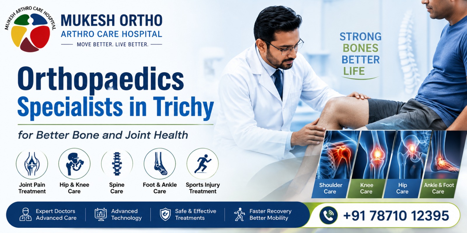  Orthopaedics Services in Trichy | Expert Bone & Joint Care | Mukesh Ortho