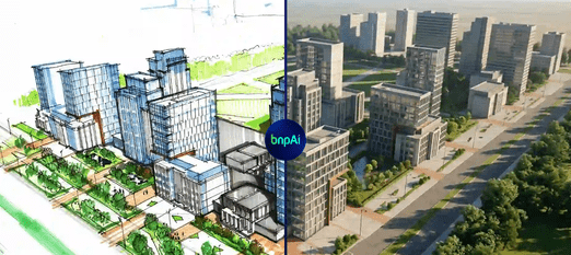  Urban Planning Rendering AI