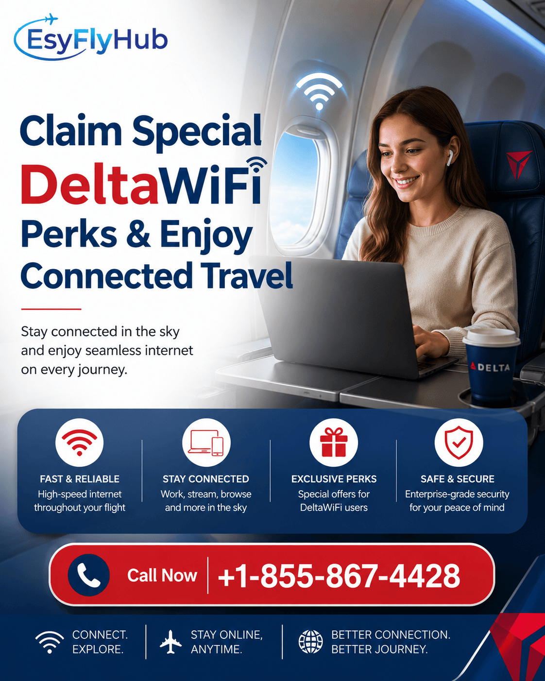  Claim Special DeltaWiFi Perks & Enjoy Connected Travel