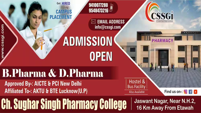  Best Pharmacy College in Etawah for Quality Education and Career Growth