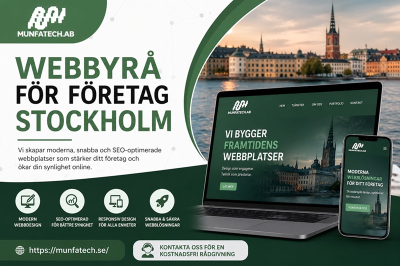  Webbyrå för företag Stockholm – Skapa en stark digital närvaro