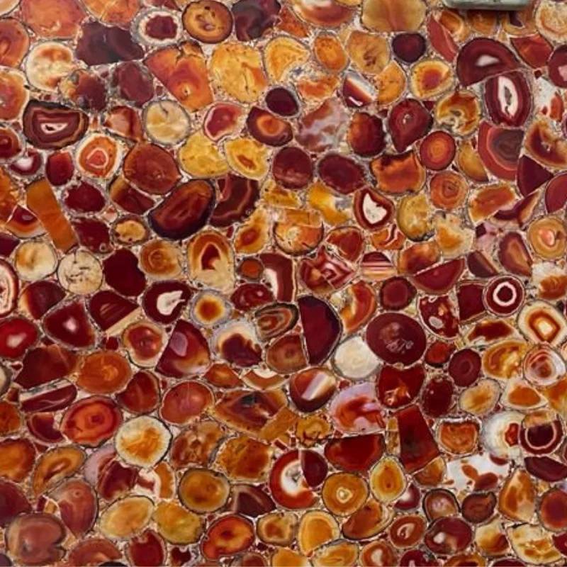  Red Agate Slab | Manufacturer & Exporter | Subh Gem Stones