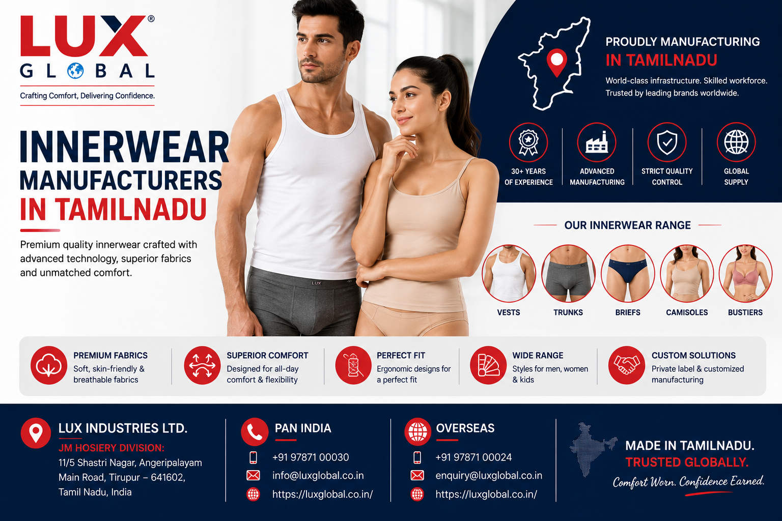  Lux Global – Premium Hosiery and Athleisure Export Solutions