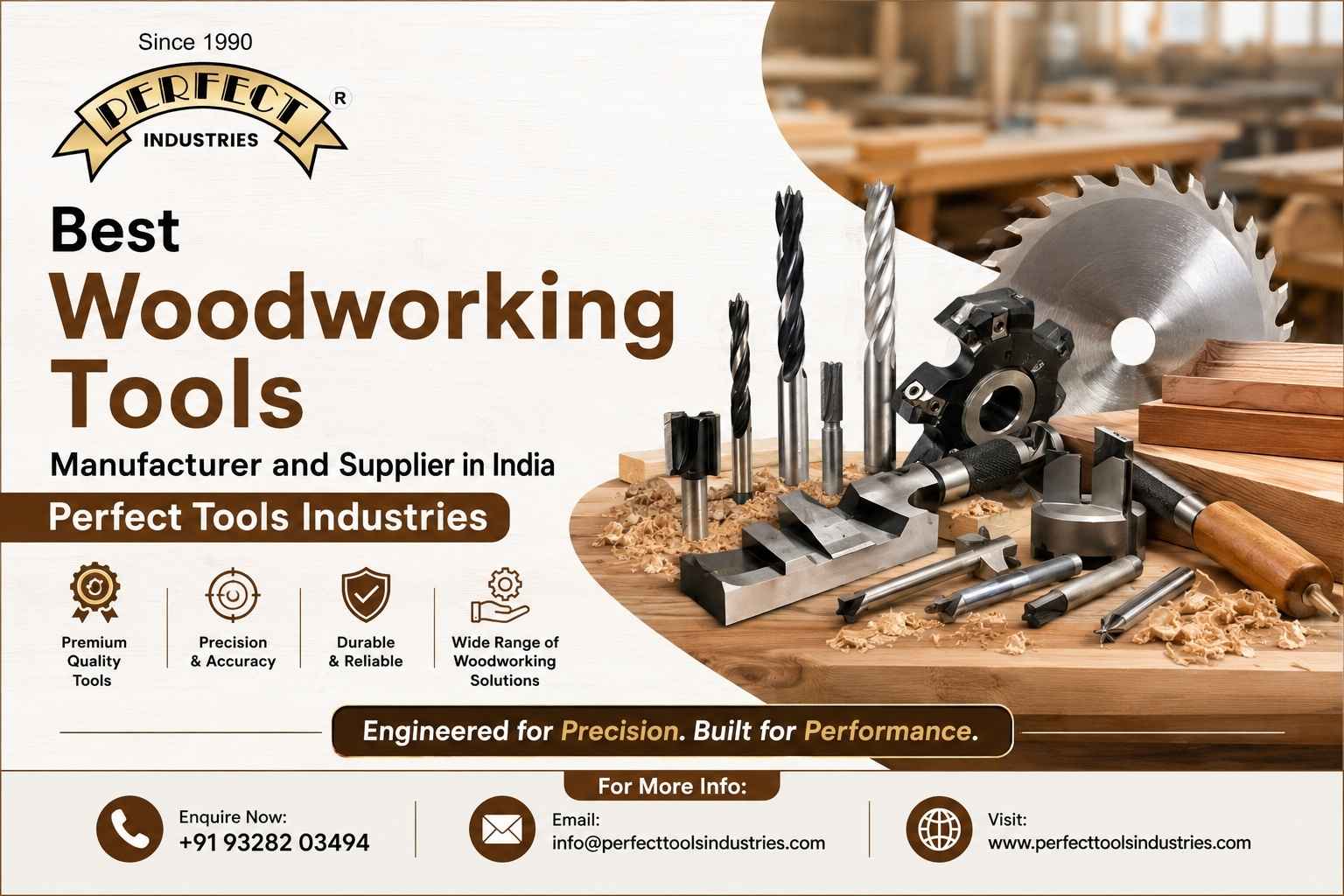  Best Woodworking Tools Manufacturer and Supplier in India | Perfect Tools Industries
