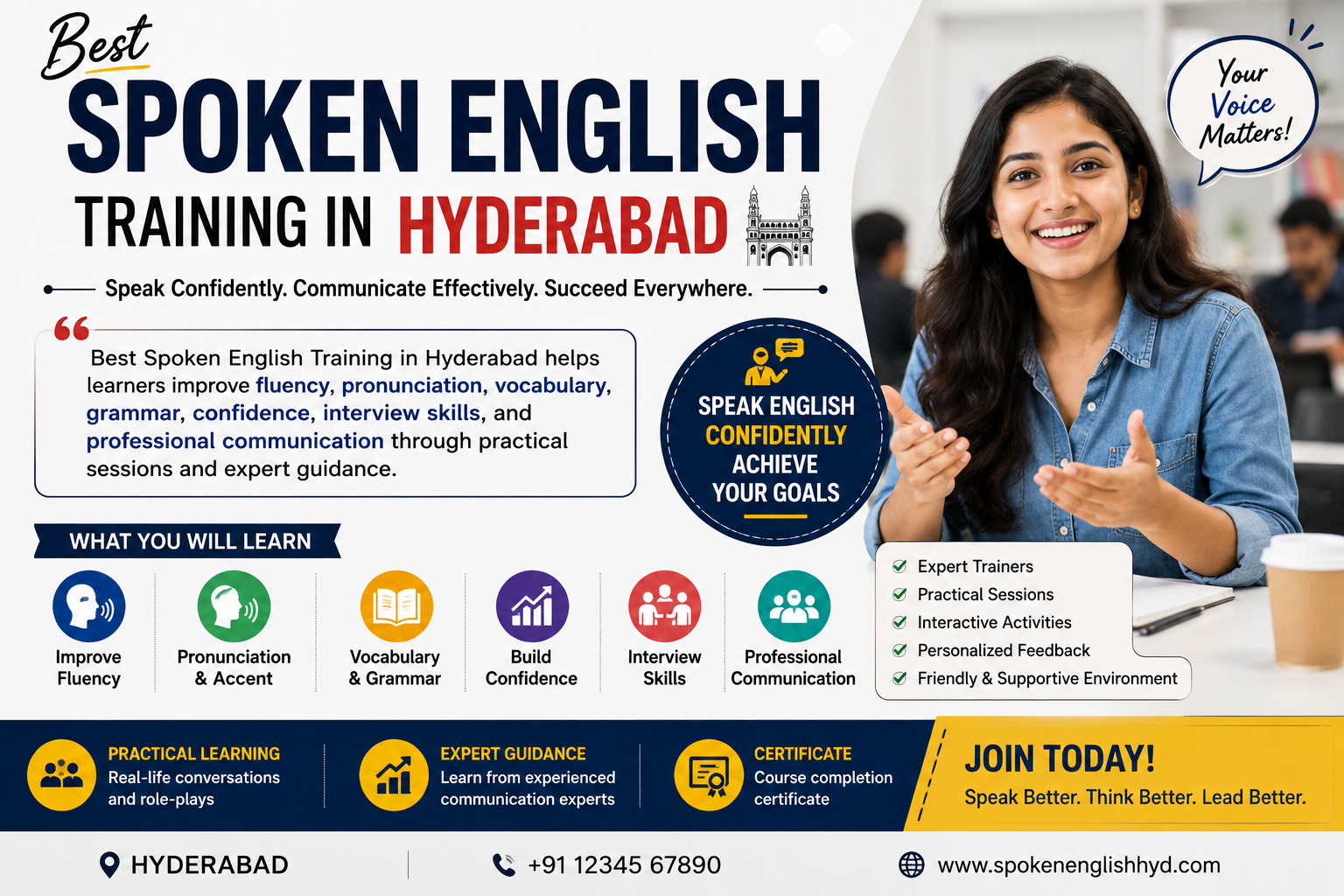  Best Spoken English Training in Hyderabad