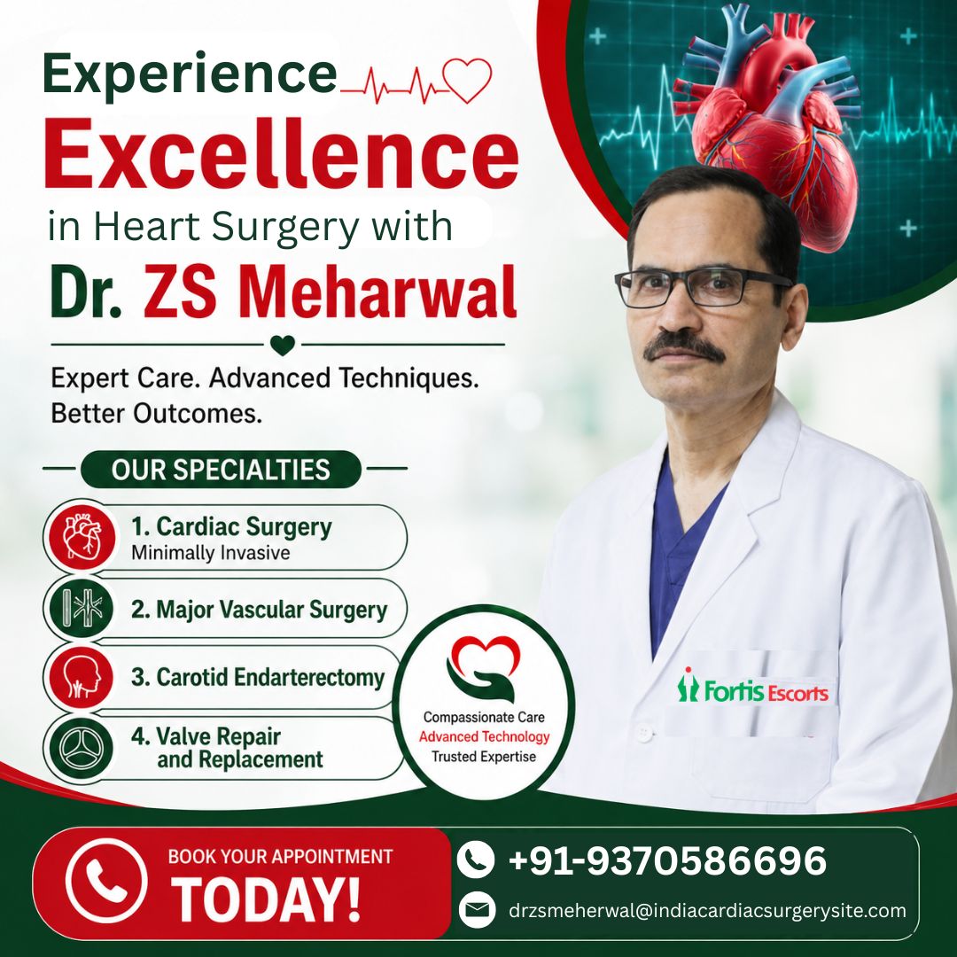  Best Cardiac Surgeon Dr. ZS Meharwal India
