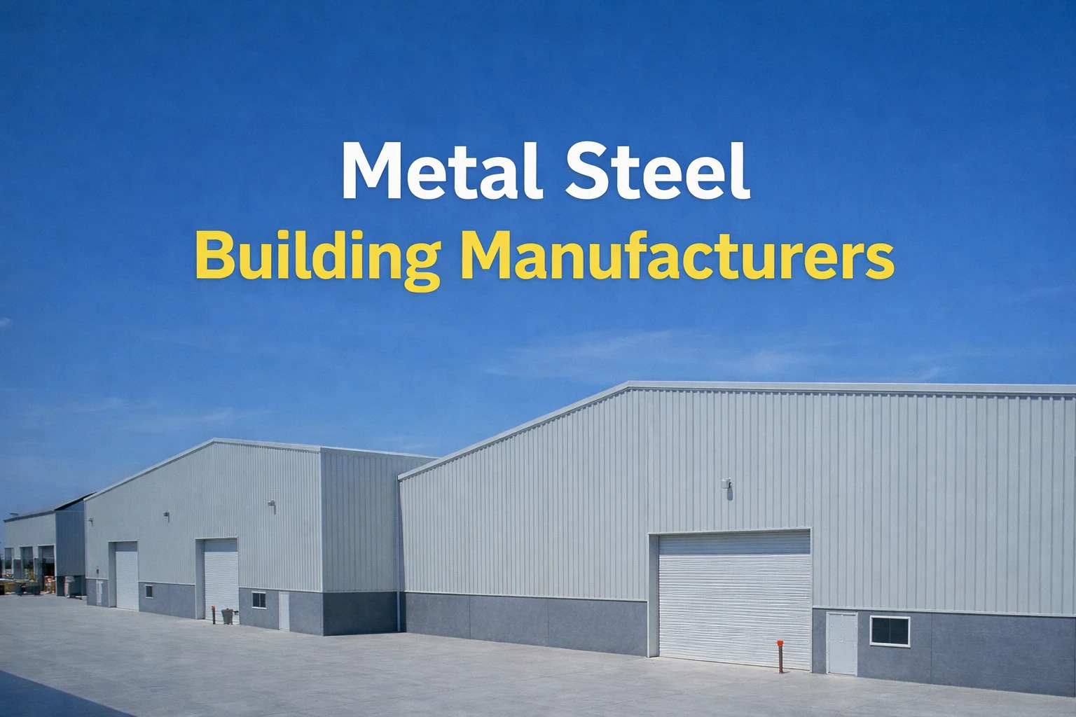  Metal Steel Building Manufacturers in India – Durable & Cost-Effective Structures