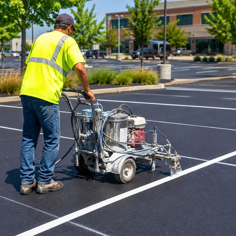  Professional Parking Lot Striping Columbus Ohio