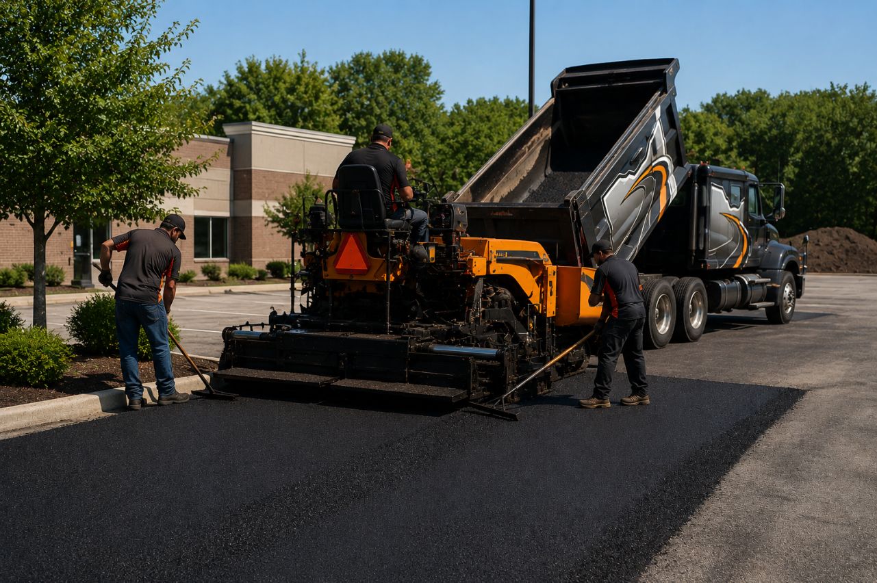  Professional Parking Lot Paving in Columbus Ohio