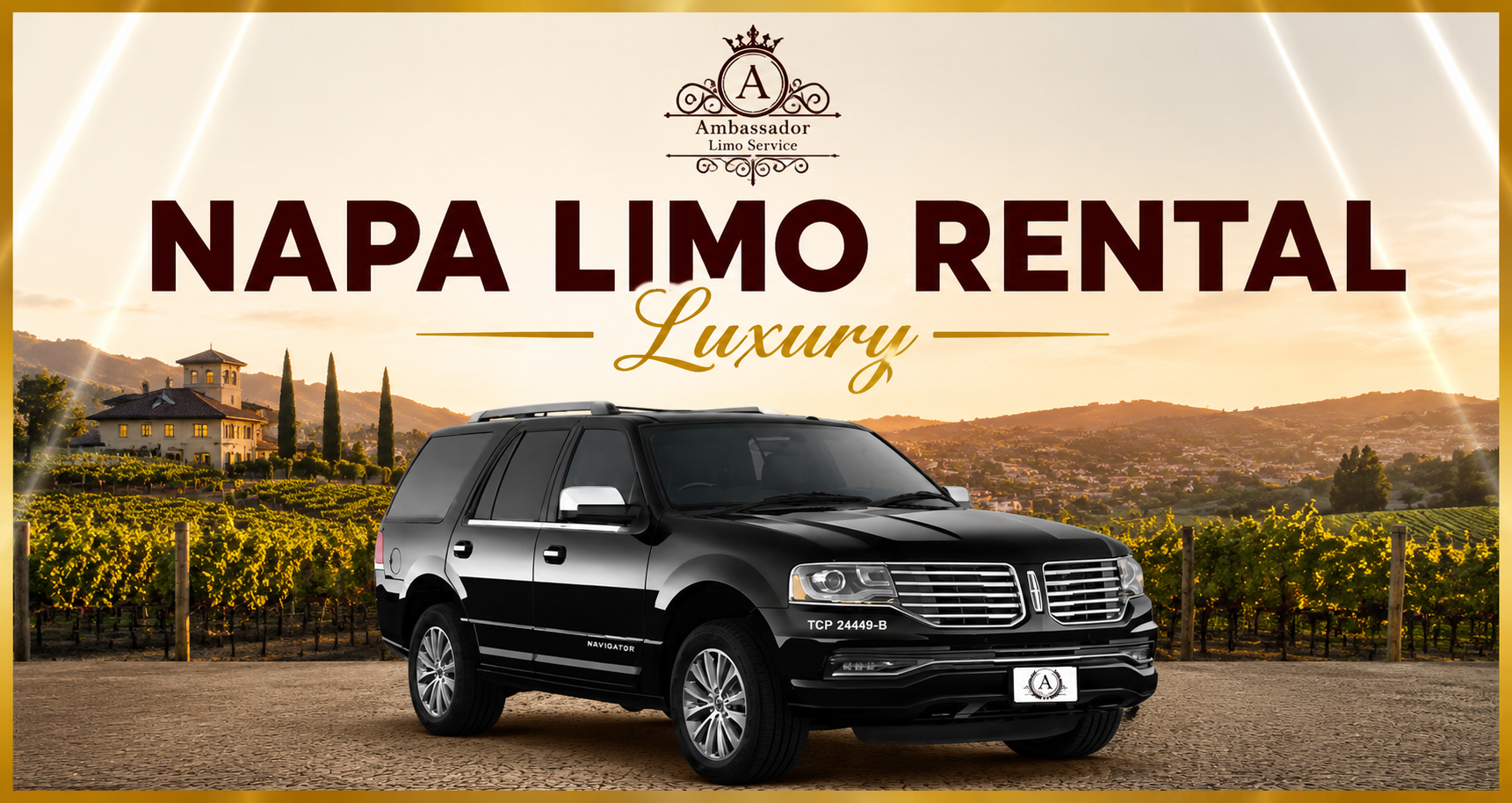  Enjoy Premium Napa Limo Service for Wine Tours & Special Events