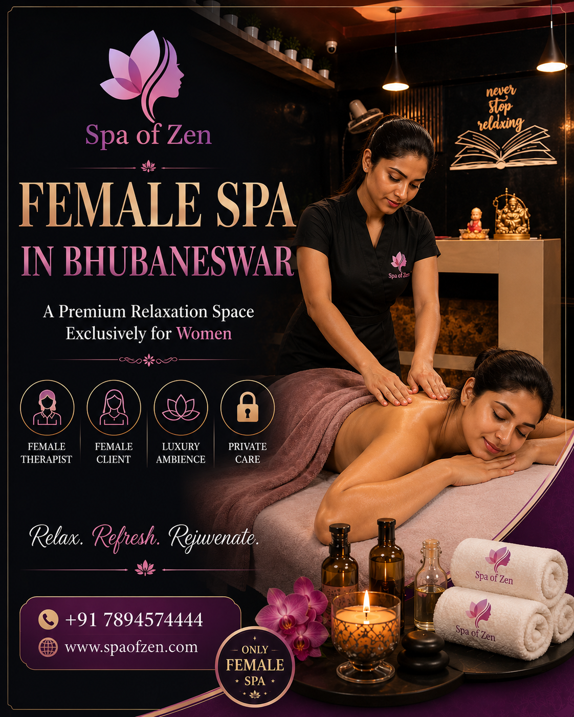  Female Massage Spa Near Me in Bhubaneswar | Spa of Zen