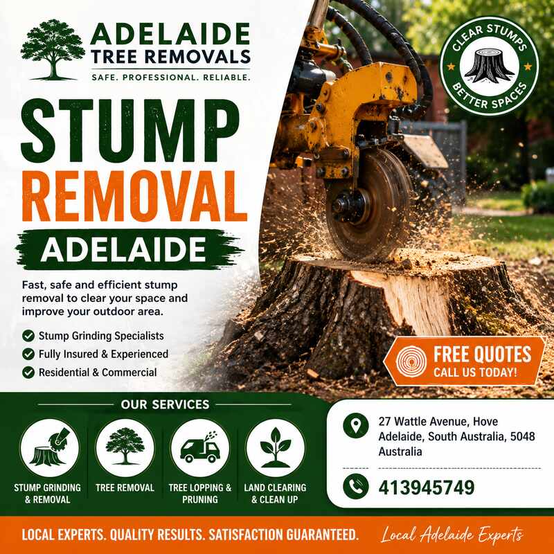  Professional Stump Removal Adelaide Services for a Clearer Outdoor Space