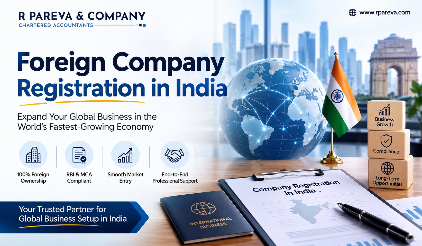  Foreign Company Registration in India – R Pareva & Co.
