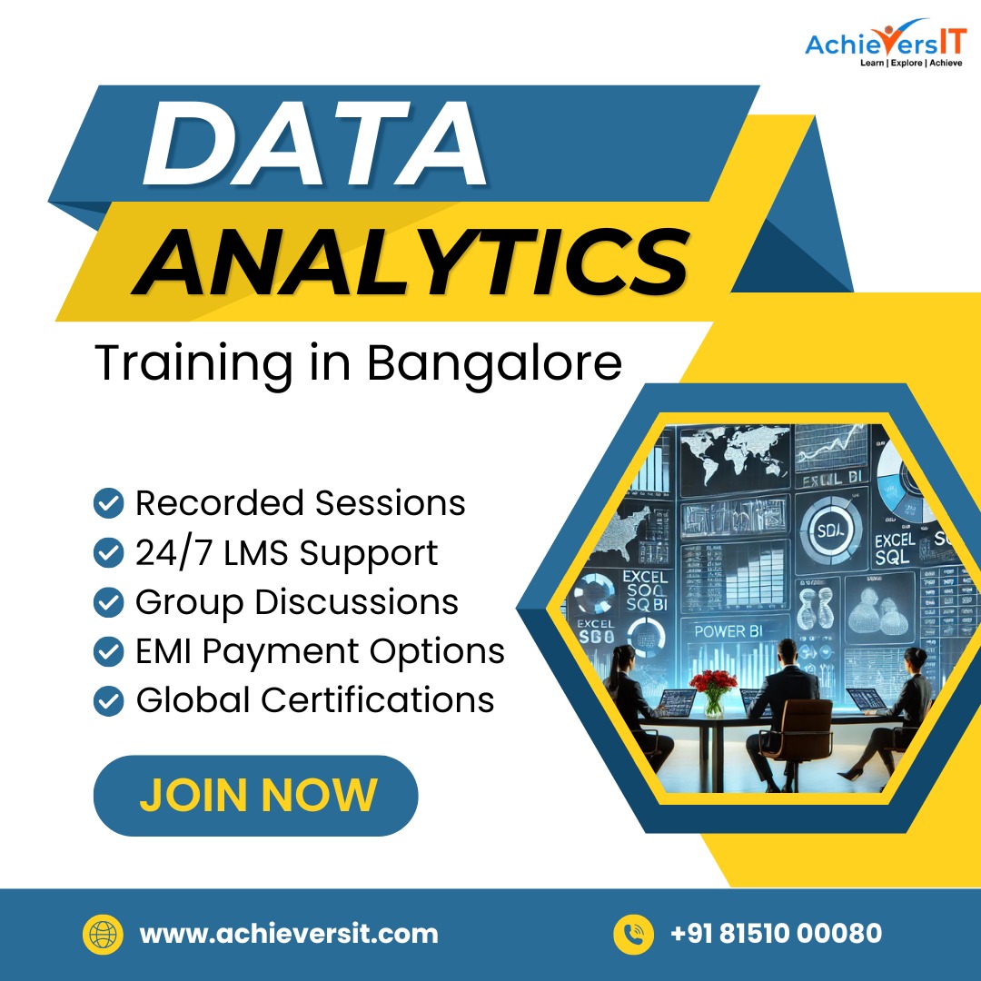  Data Analyst Course with Placement in Bangalore | AchieversIT