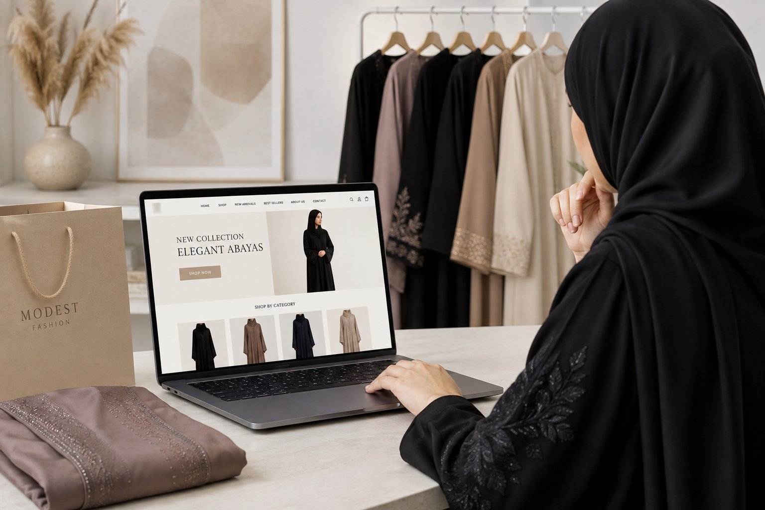  Colored Abaya