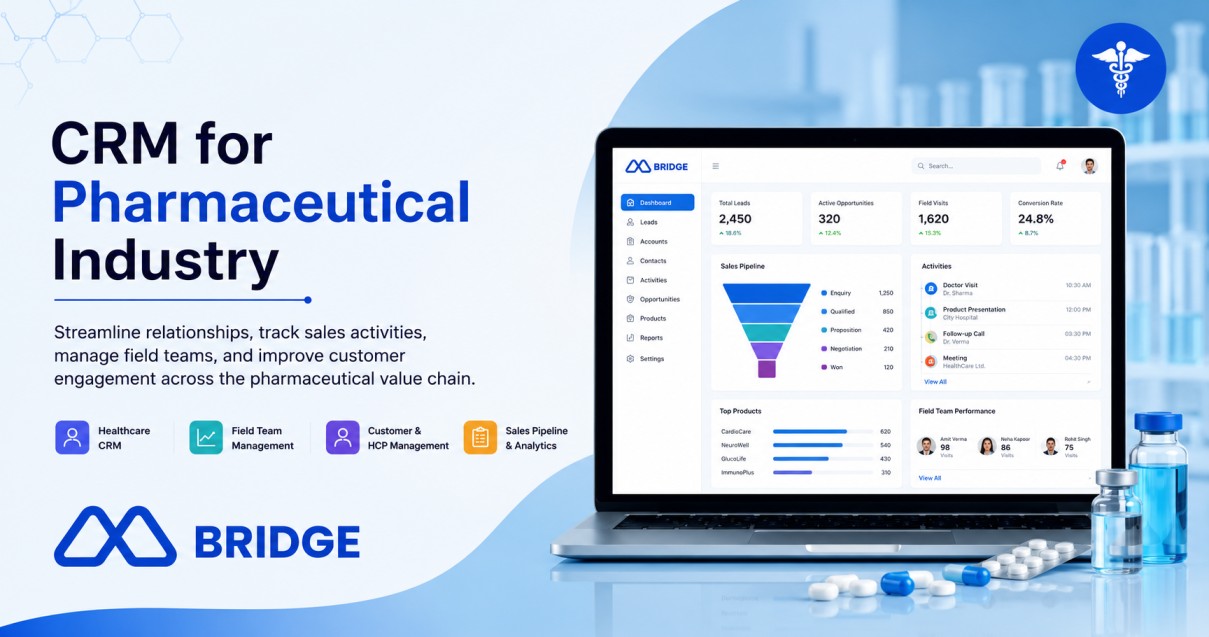  CRM for Pharmaceutical Industry: Bridge CRM