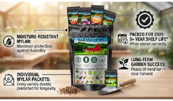  Survival Seed Packs | Heirloom Seed Variety Pack Collection