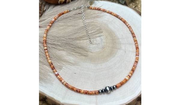  Spiny Oyster Jewelry | Desert Pearl Necklace & Turquoise