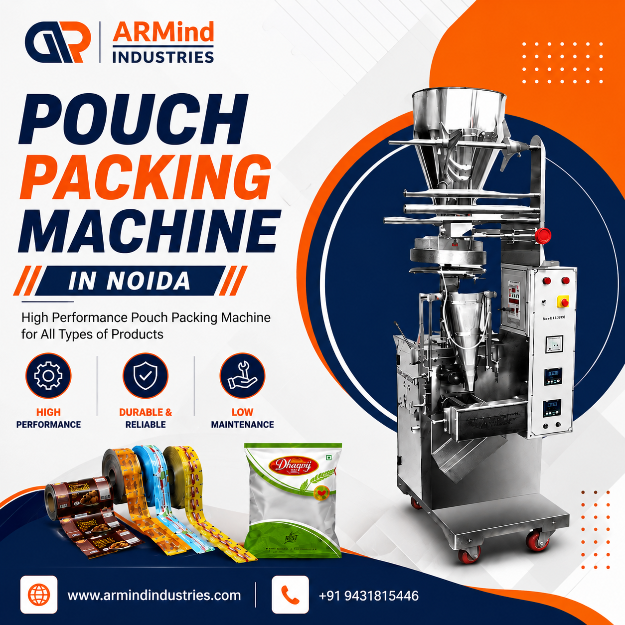  Pouch Packing Machine in Noida