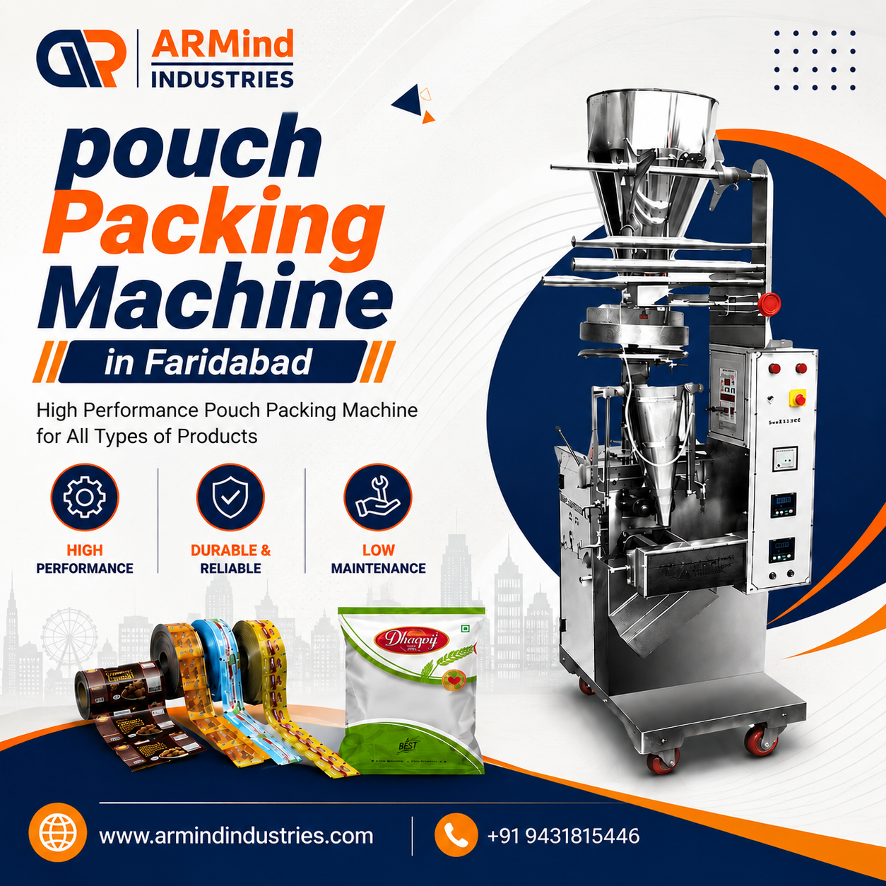  Pouch Packing Machine in Faridabad
