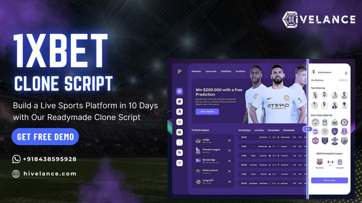  Build a Trusted Sportsbook Platform With Our White Label 1xBet Clone Script