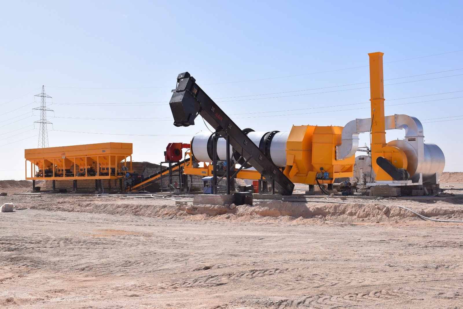  Mobile Asphalt Drum Mix Plant for On-Site Asphalt Production