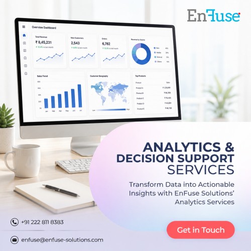  Transform Data into Actionable Insights with EnFuse Solutions’ Analytics Services