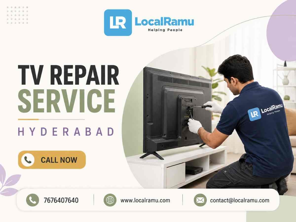  Expert TV Repair and Installation Across Hyderabad with LocalRamu