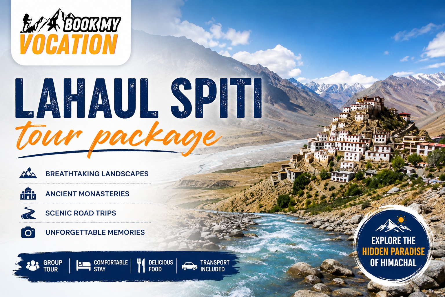  Lahaul Spiti tour package | Book My Vocation