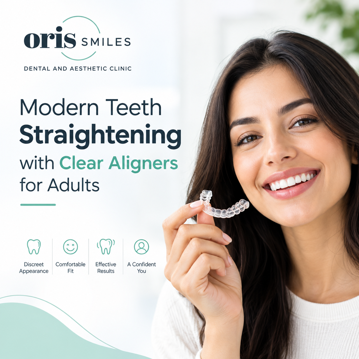  Modern Teeth Straightening with Clear Aligners for Adults