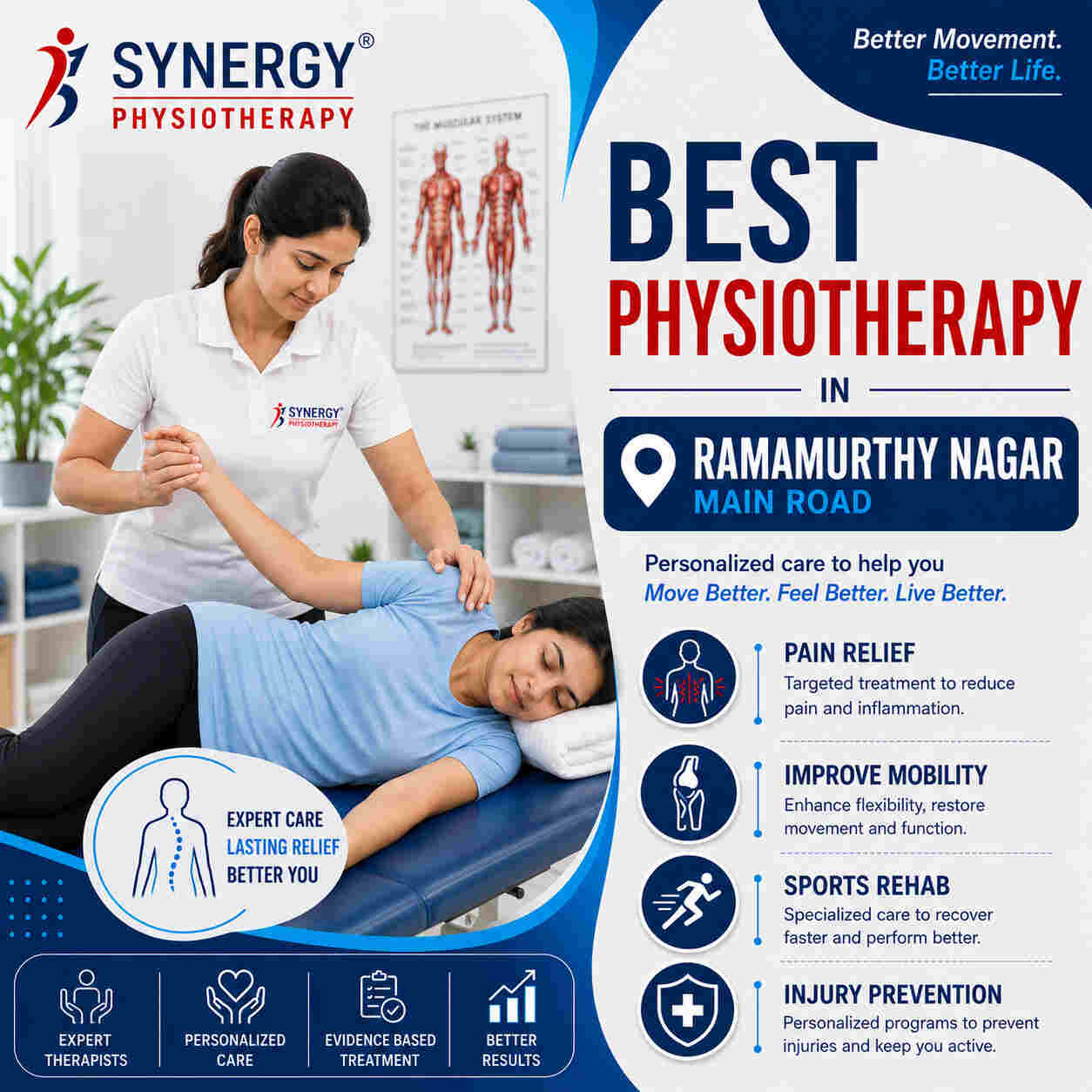  Best Physiotherapy Clinic in Ramamurthy Nagar Main Road