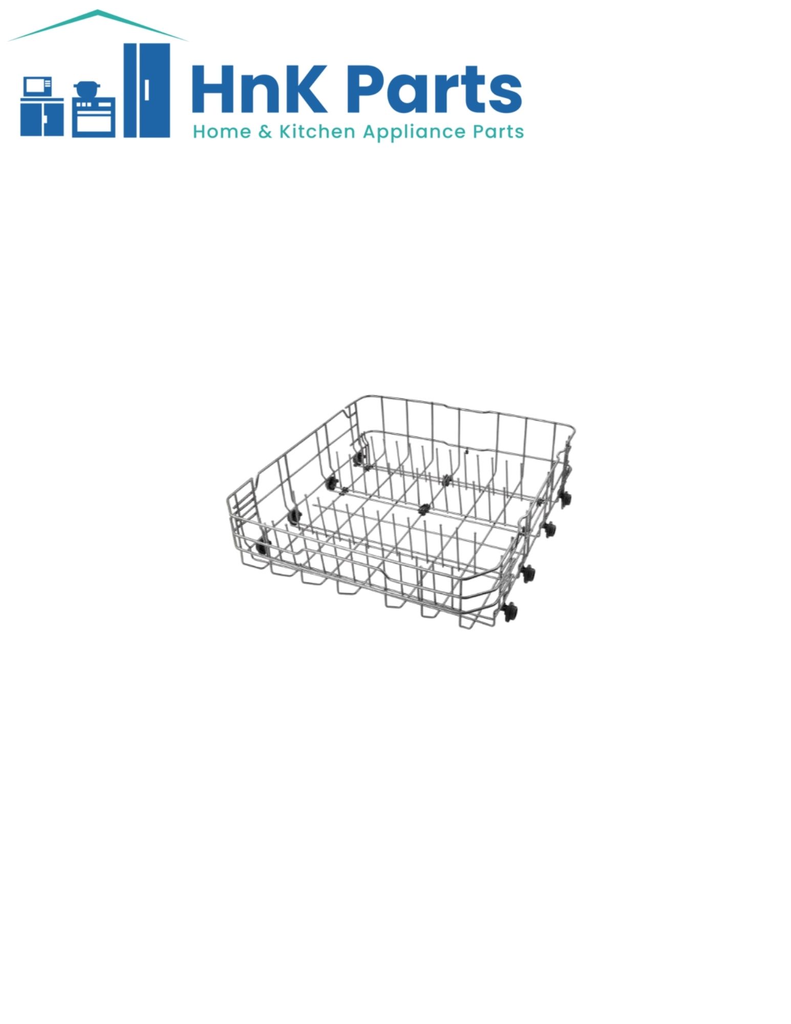  LG AHB73249104 Dishwasher Lower Rack Assembly