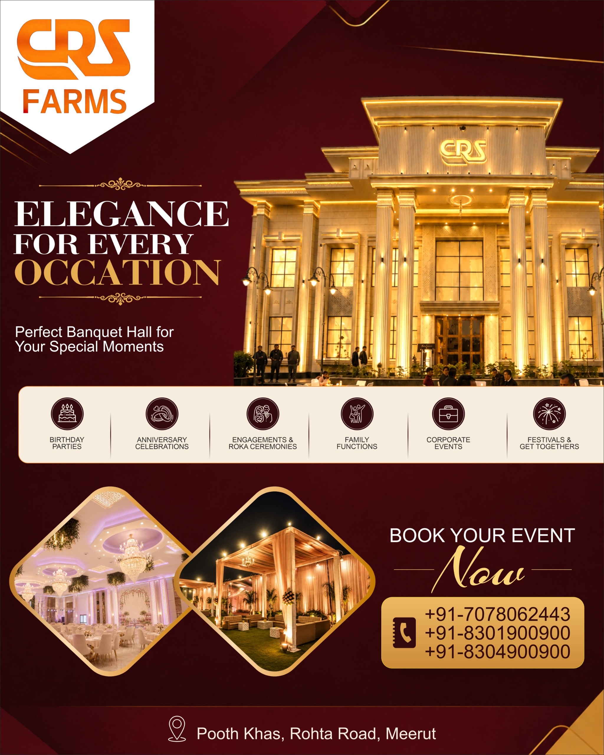  Wedding Farmhouse in Meerut