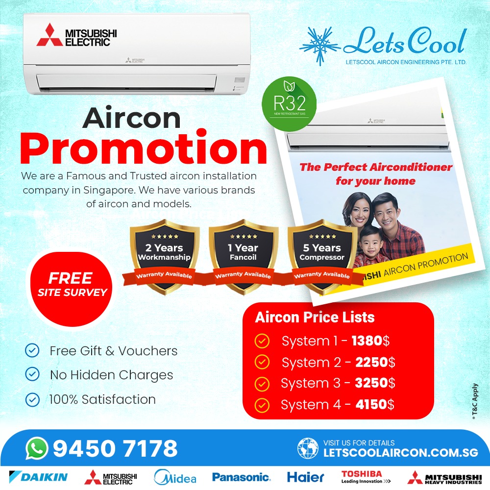  Mitsubishi aircon promotion