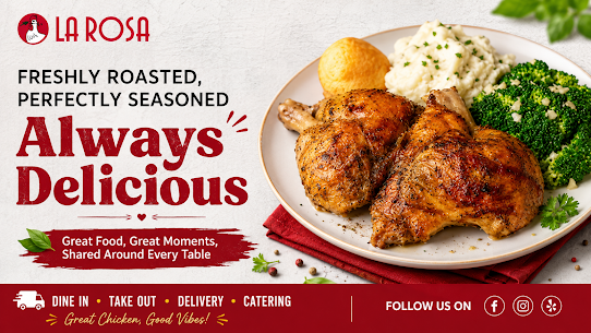  Perfect Rotisserie Chicken Near Tinton Falls - La Rosa Chicken & Grill Restaurant