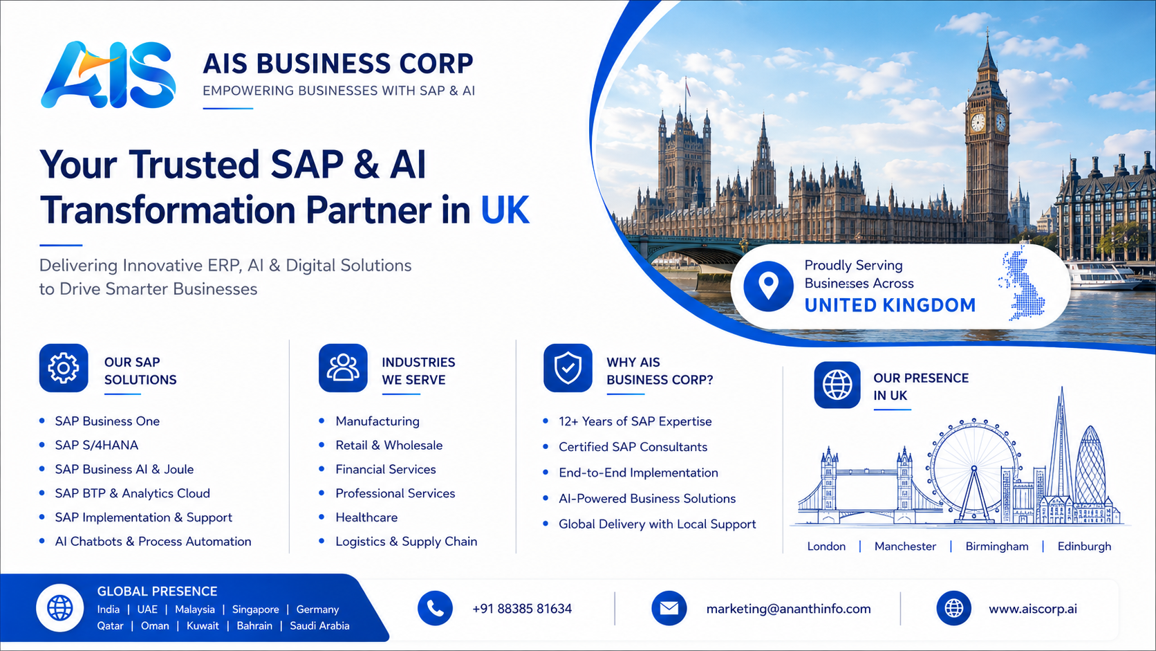  sap business one partners in united kingdom