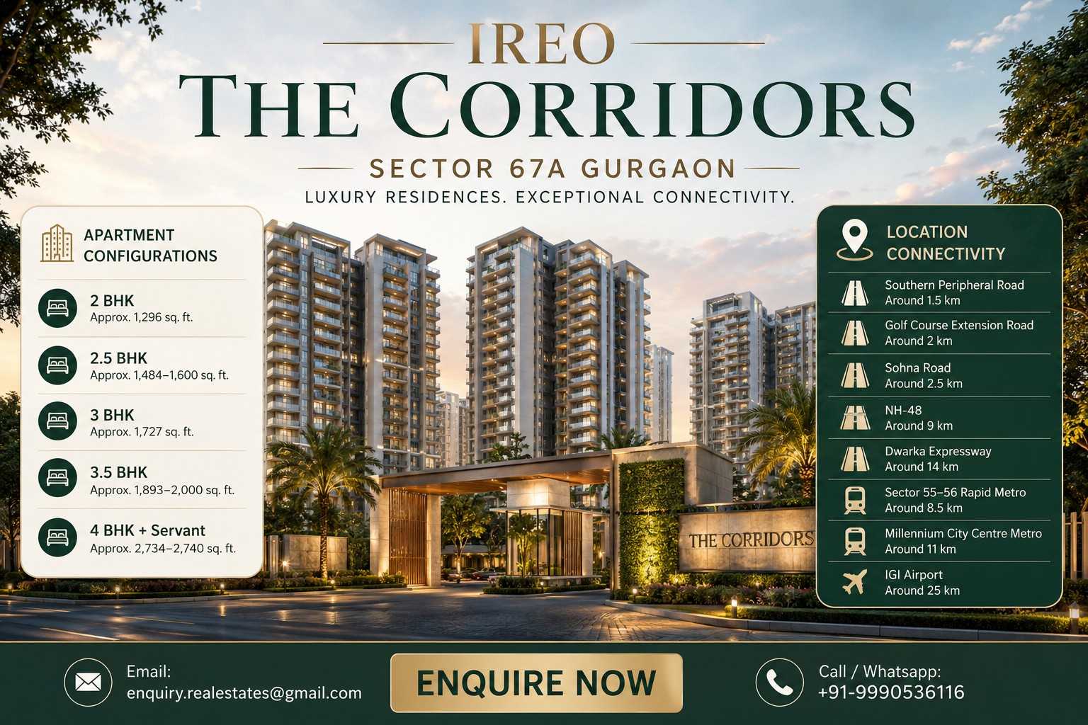  IREO The Corridors Sector 67A Gurgaon