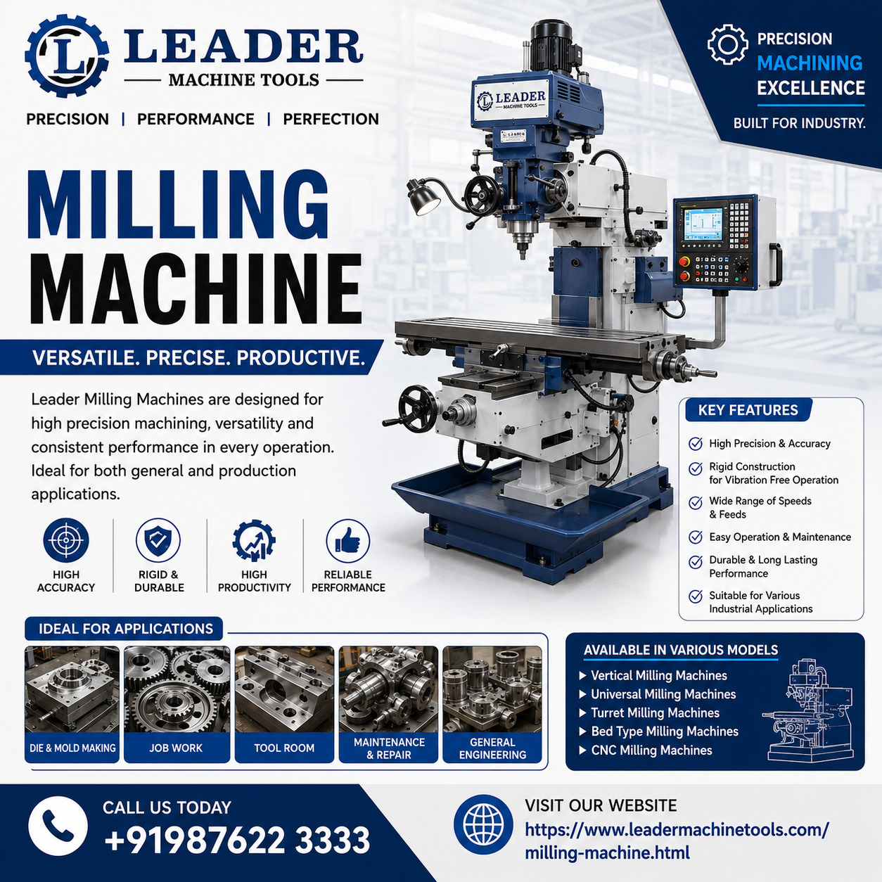  Milling Machine Manufacturer in India