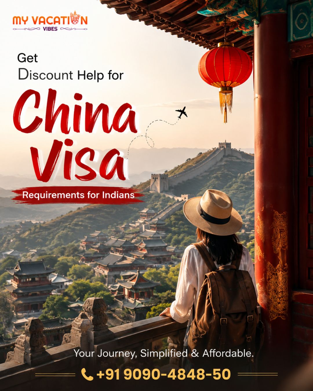  Get Discount Help for China Visa Requirements – +91 9090-4848-50