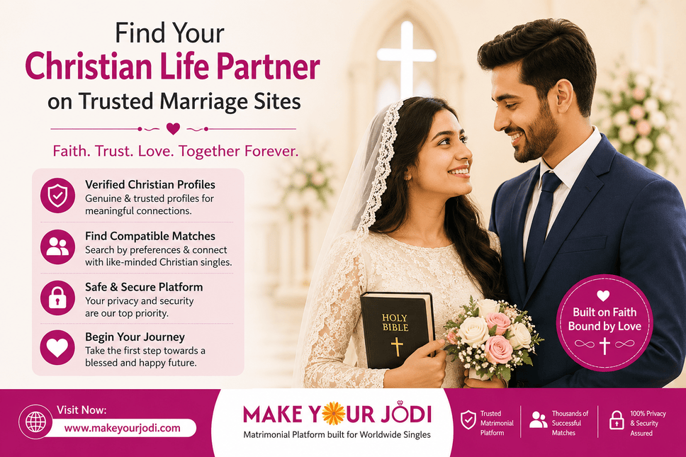  Your Search for a Christian Life Partner Starts Here