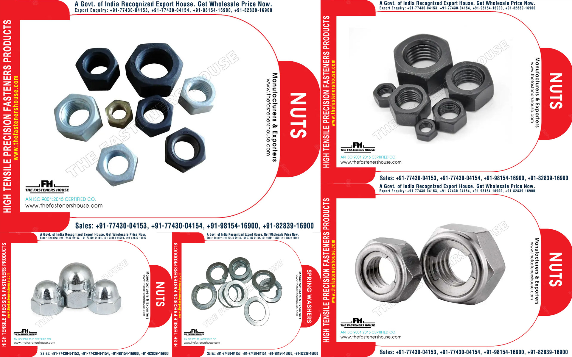  Fasteners Bolts Nuts Threaded Rods manufacturer exporter in India https://www.thefastenershouse.com +917743004153, +917743004154