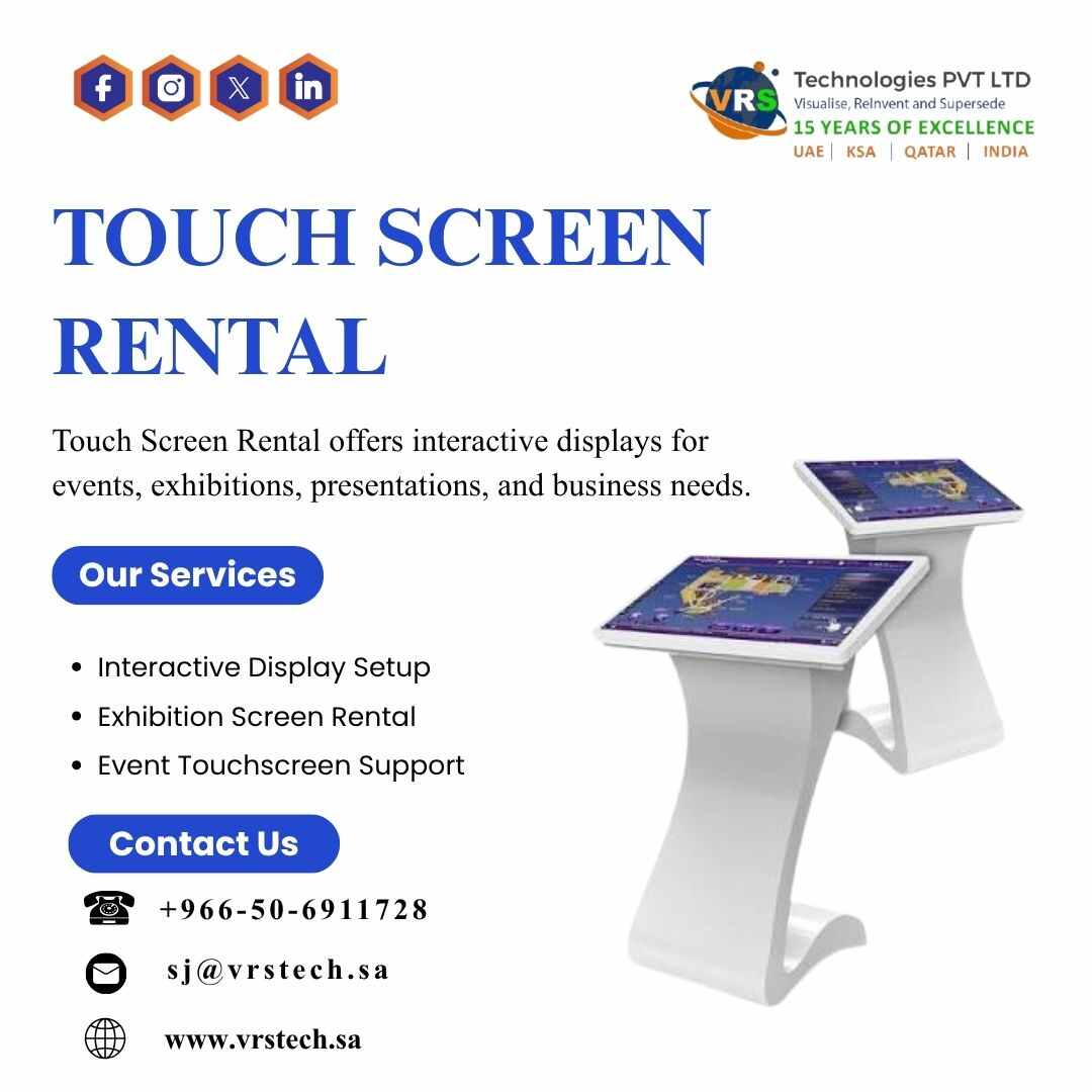  How Can Touch Screen Rental Improve Event Engagement?