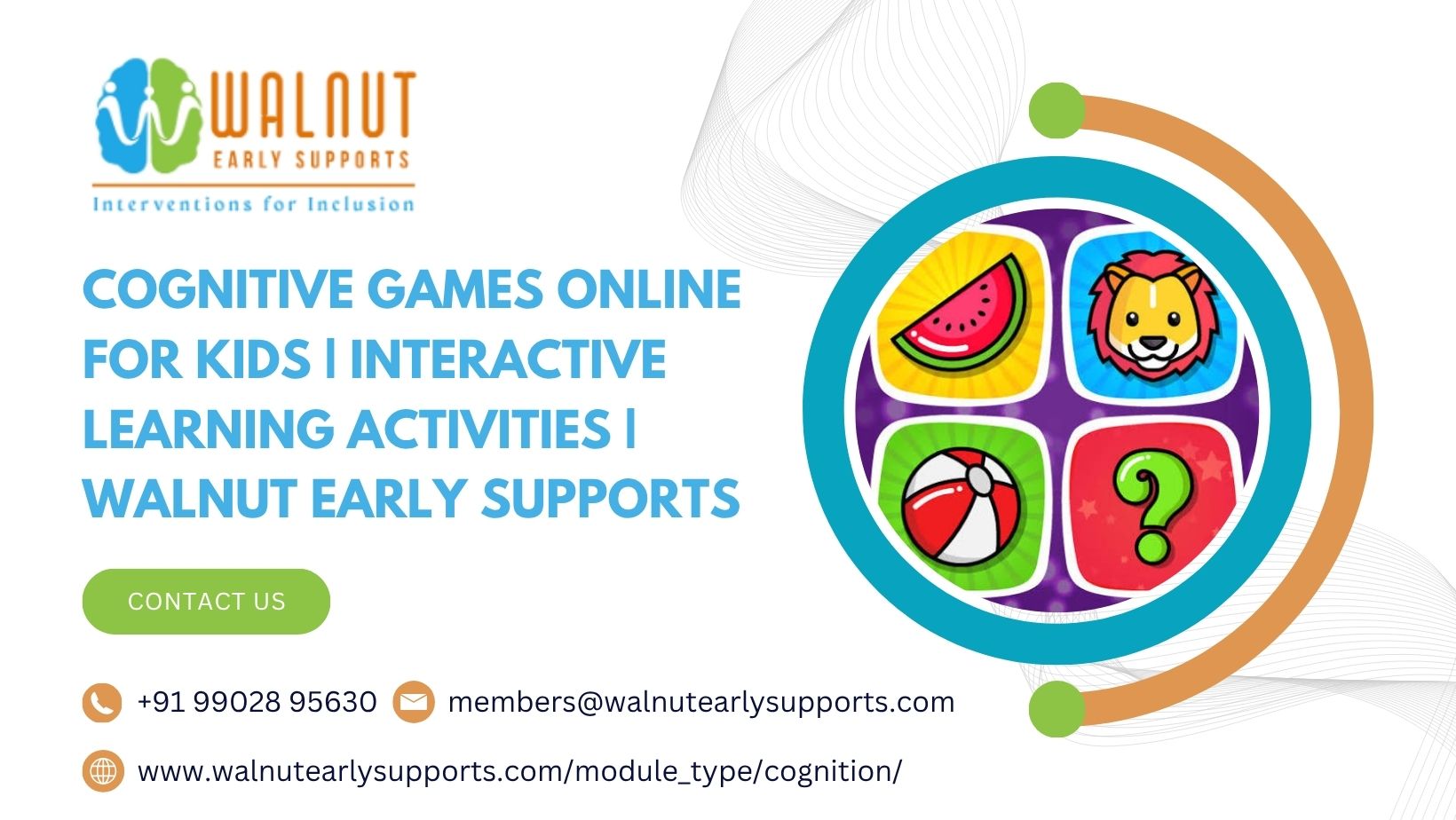  Cognitive Games Online for Kids | Interactive Learning Activities | Walnut Early Supports