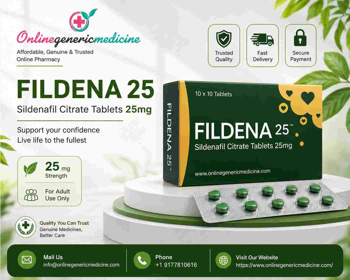  Fildena Tablet – Uses & Information | OnlineGenericMedicine.com