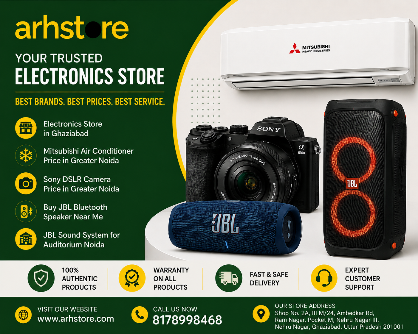  Buy Electronics & Branded Appliances from ARH Store