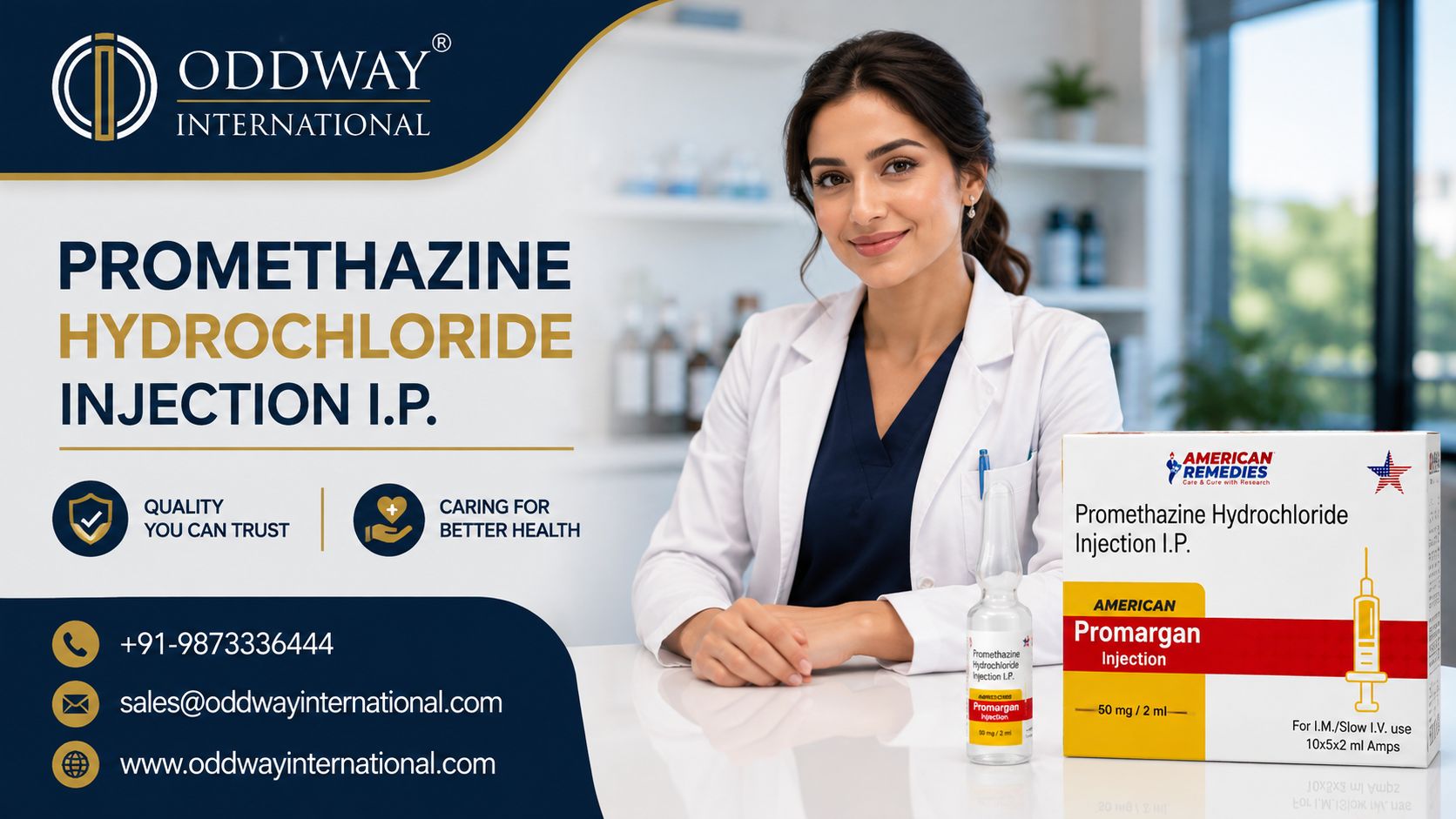  Export-Ready Promethazine Injection Price in India | Oddway International