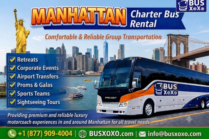  Make Group Trips Easier with Manhattan Charter Bus Rentals