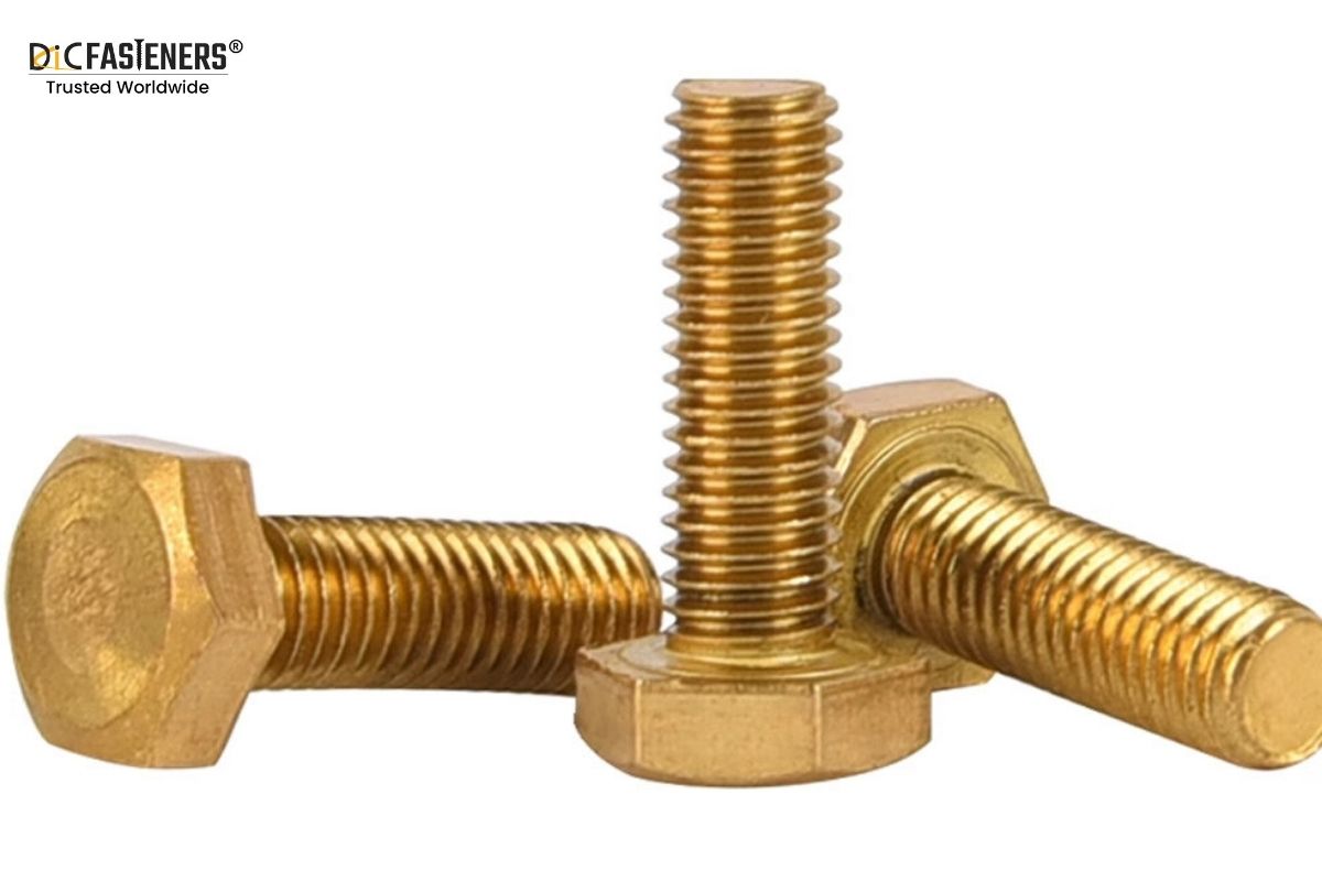 Premium Brass Hex Bolts