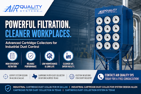  Improve Industrial Dust Control with Cartridge Collectors