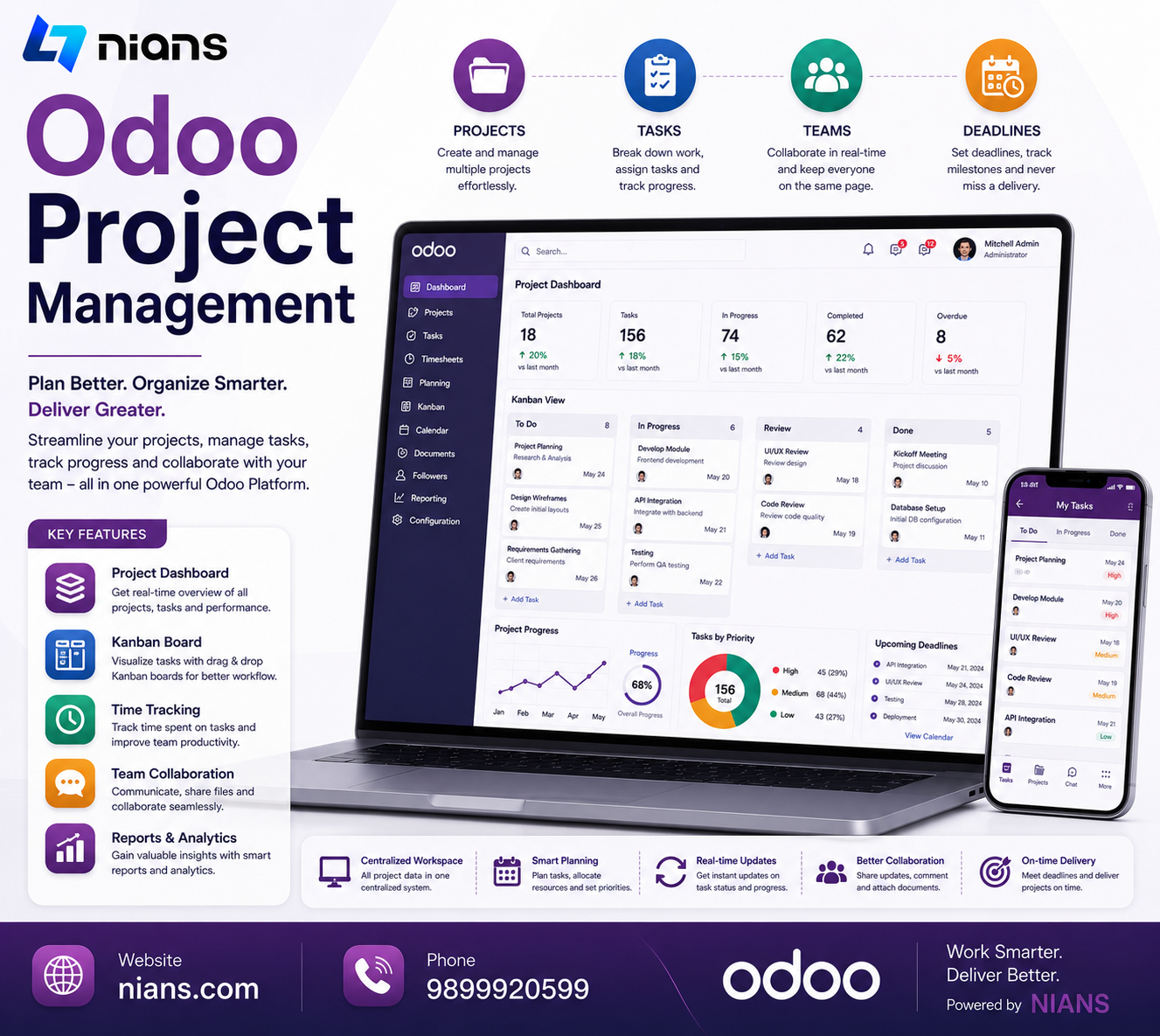  Odoo Project Management for Smarter Business Workflows